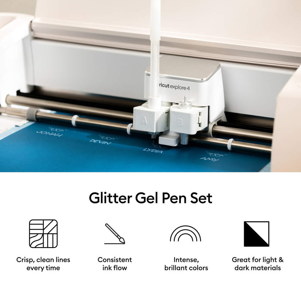 Cricut Pen 0.8  BASC SMP INK GTLR GEL (5) MR EM