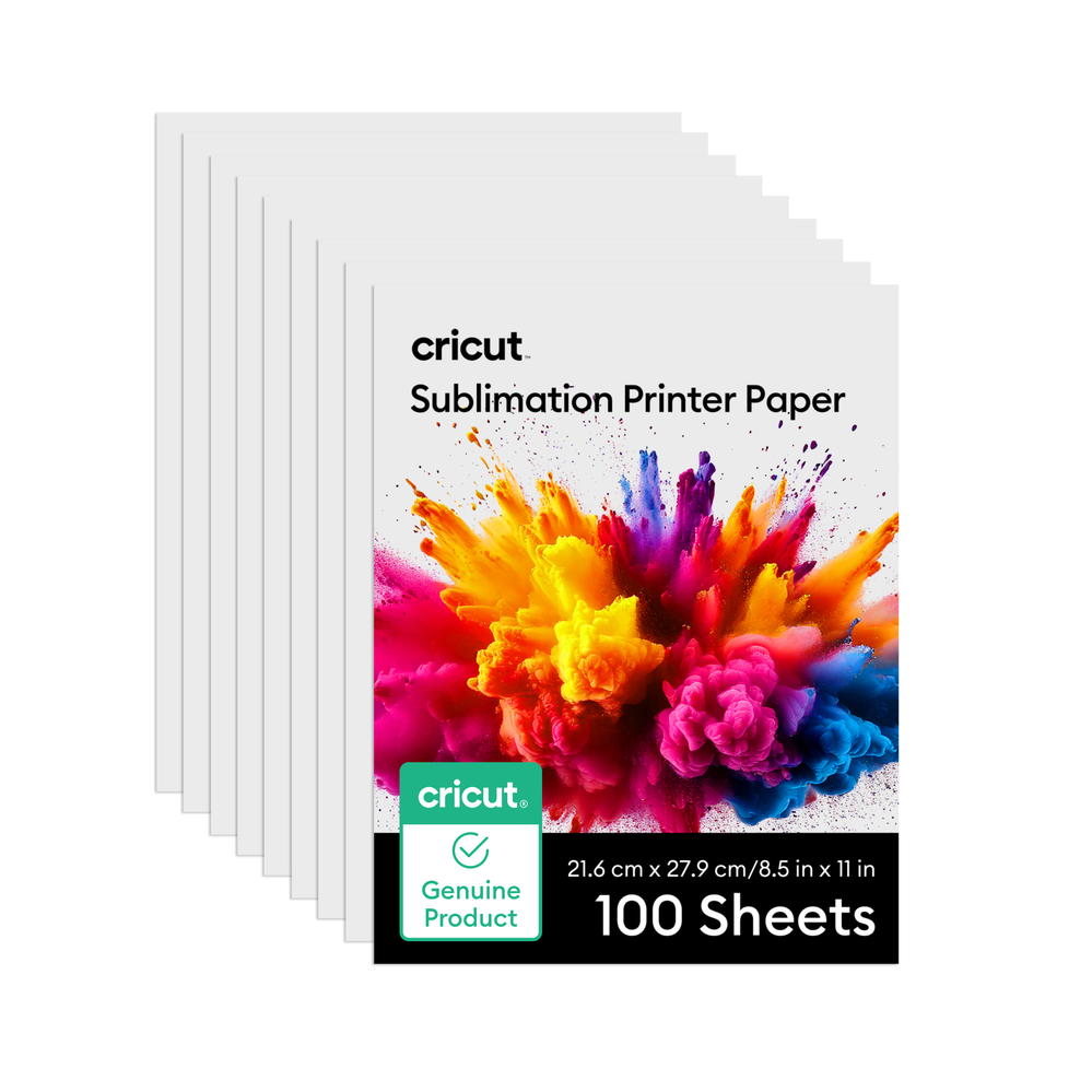Cricut Sublimation Paper 8.5 x 11 pulg. (100) BULK