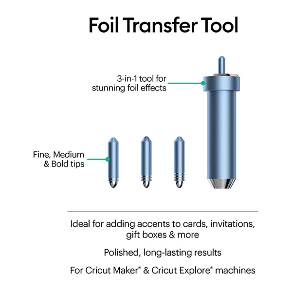 Cricut Kit de Transferencia de Folia - Foil