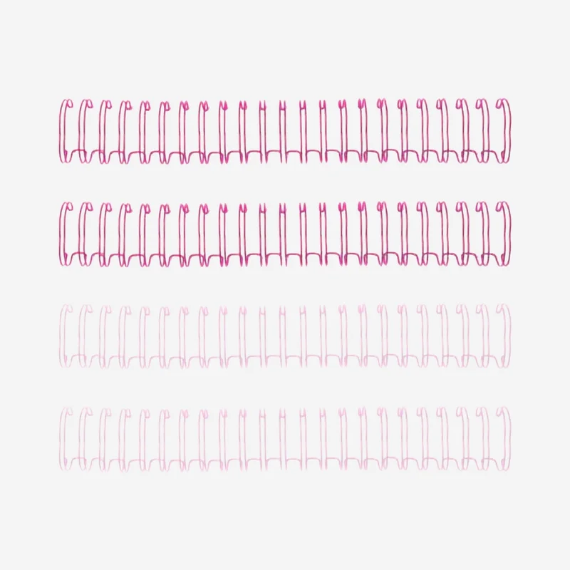 Cinch Wire Espirales 1.58cm Rosa (4u)